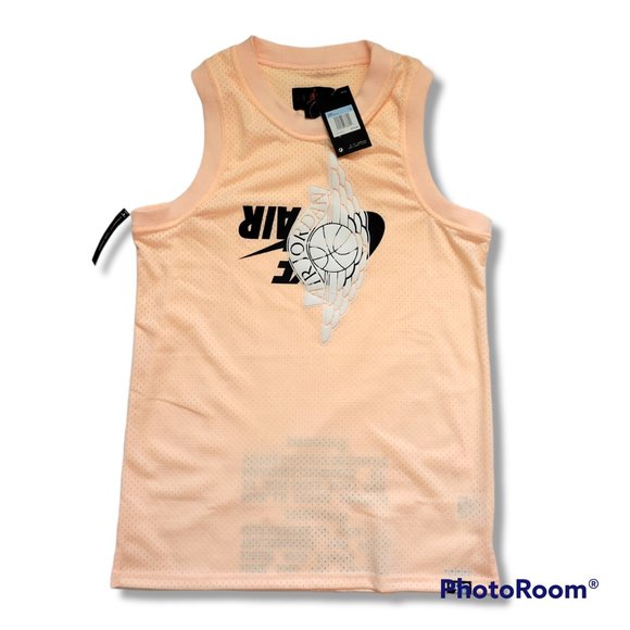 Jordan Other - Nike x Air Jordan Jumpman Wings BQ8479-814 Peach Retro Mesh Jersey M BQ8479-814